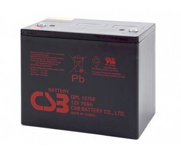 Аккумуляторная батарея CSB GPL12750, 12V 75Ah (261х168х215мм) GPL12750 фото