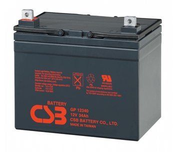 Аккумуляторная батарея CSB GP12340, 12V 34Ah (195х130х155мм) GP12340 фото