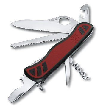 Нож складной, мультитул Victorinox FORESTER One Hand (111мм, 10 функций), красно-черный 0.8361.MWС 0.8361.MWС фото