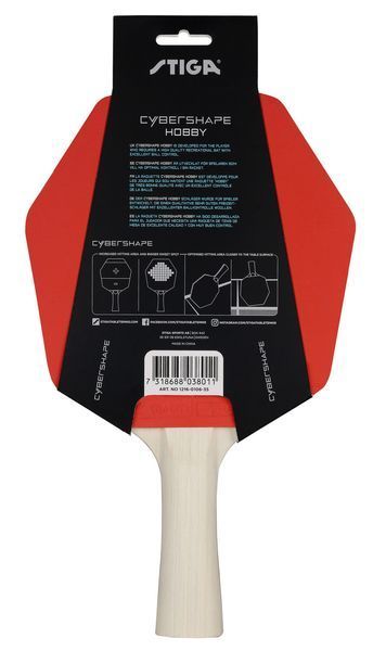 Ракетка для настільного тенісу Stiga Cybershape Hobby FL (1216-0106-35) 931289 фото