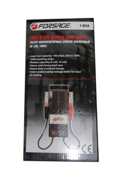 Тестер акумуляторних батарей аналоговий (6&nbsp;V&nbsp;-12&nbsp;V&nbsp;, 100А) F-8310 17775(for) фото