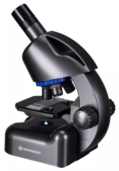 Мікроскоп Bresser Junior CM-04 100x-900x Black з набором для дослідів і адаптером для смартфона (14951) 931504 фото