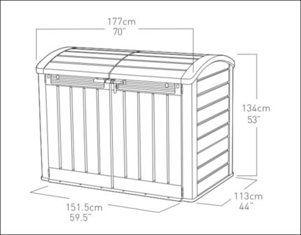 Ящик для зберігання Keter Store It Out Ultra (7290106922471) 7290106922471 фото