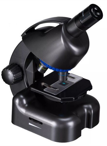 Мікроскоп Bresser Junior CM-04 100x-900x Black з набором для дослідів і адаптером для смартфона (14951) 931504 фото