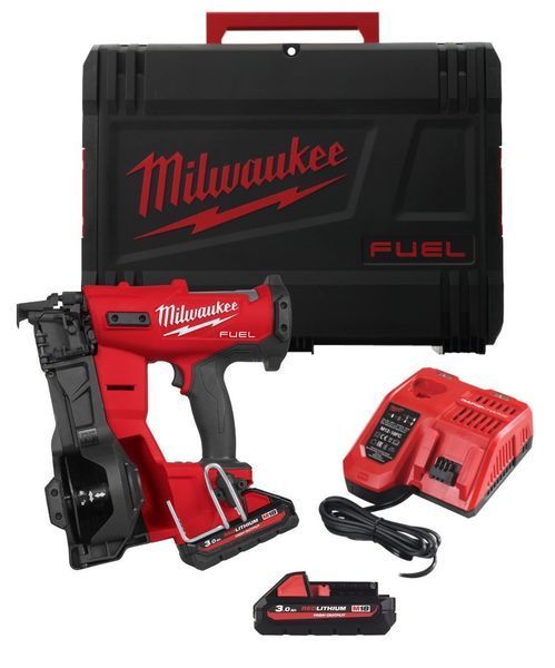 Пістолет цвяхозабивний акумуляторний безщітковий MILWAUKEE M18 FRCN45-302X (зарядний пристрій M12-18 FC, 2 акумулятори М18 НВ3 3 4933498169 фото