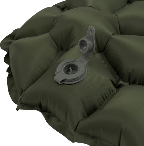 Килимок надувний Highlander Nap-Pak Inflatable Sleeping Mat 5 cm Olive (AIR071) 929796 фото