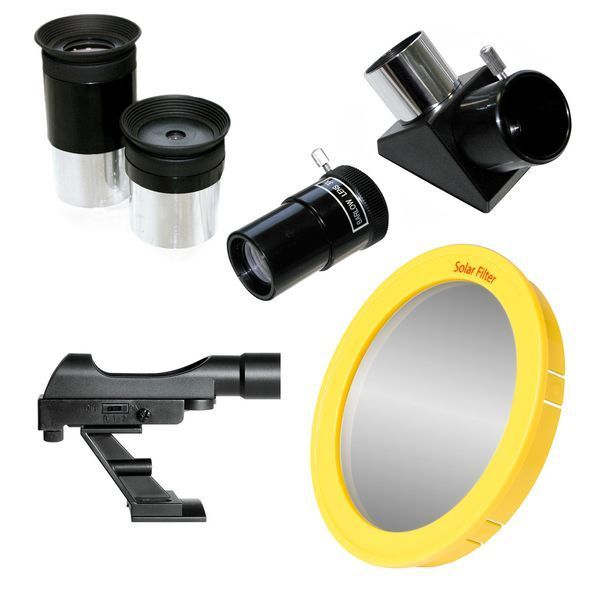 Телескоп Bresser Quasar 80/900 EQ Refractor Solar Carbon з сонячним фільтром і адаптером для смартфона 923033 фото