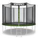 Батут Zipro Jump Pro із зовнішньою сіткою 10 футів 312 см чорно-зелений 5902659840721 фото 1