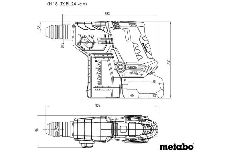 Акумуляторний перфоратор Metabo KH 18 LTX BL 24 601713800 601713800 фото