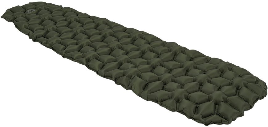 Килимок надувний Highlander Nap-Pak Inflatable Sleeping Mat 5 cm Olive (AIR071) 929796 фото