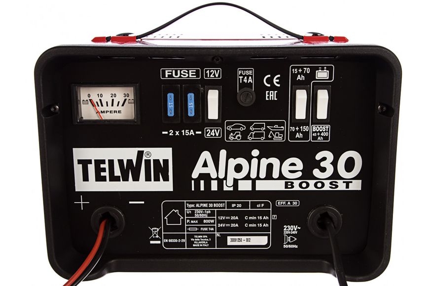 Зарядное устройство Telwin ALPINE 30 BOOST 230V 12-24V 807547 фото