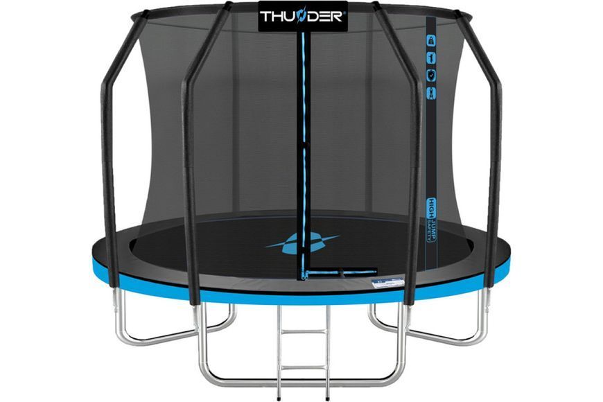 Батут THUNDER INSIDE ELITE з внутрішньою сіткою 6 футів 183 см чорно-блакитний INSIDE-ELITE-6FT-BLUE INSIDE-ELITE-6FT-BLUE фото