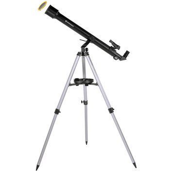 Телескоп Bresser Stellar 60/800 AZ Carbon з сонячним фільтром і адаптером для смартфона (4511759) 922412 фото