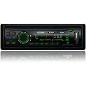 Автомагнитола FANTOM FP-395 Black/Multicolor 56136 фото