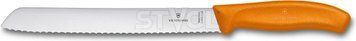 Ніж кухонний для хліба Victorinox SwissClassic, серрейтор, 21 cм, помаранчевий, блістер 6.8636.21L9B фото