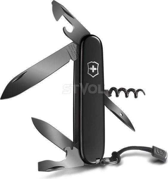 Ніж Victorinox Swiss Army Spartan PS чорний 1.3603.3P фото