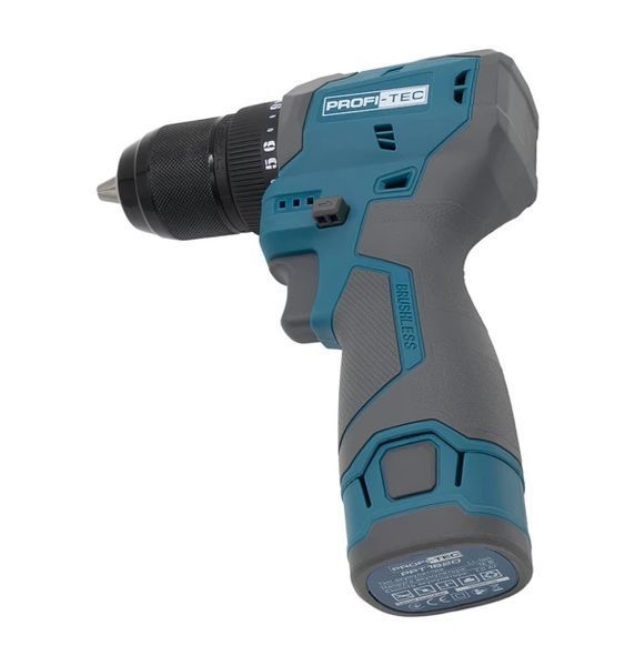 Акумуляторний шуруповерт PROFI-TEC PPCD5516 (2&times;PPT1620 (2.0 Аг), зарядний пристрій) 007152P фото
