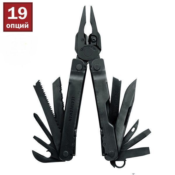 Мультитул LEATHERMAN Super Tool 300 BLACK чехол MOLLE + безкоштовна доставка 831151 фото