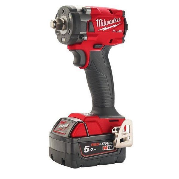 Гайковерт акумуляторний безщітковий 1/2'' MILWAUKEE, M18 FIW2F12-502Х, 339Нм, з кільцем (зарядний пристрій M12-18 FC, 2 акумулят 4933478444 фото
