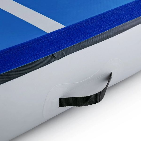 Килимок надувний inSPORTline Aircase 200x140 см, біло-синій 23352 фото