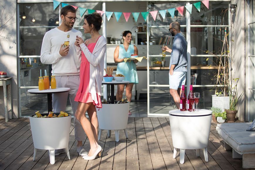 Стол-трансформер Keter Cool Bar, графит 7290106920644 фото