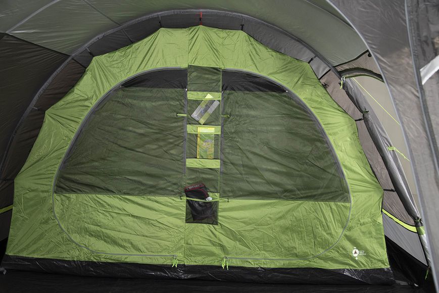 Намет шестимісний High Peak Bozen 6.0 Light Grey/Dark Grey/Green (11837) 928667 фото