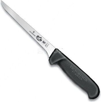 Ніж кухонний обвалочний Victorinox Fibrox 15 см, чорний 5.6403.15 фото