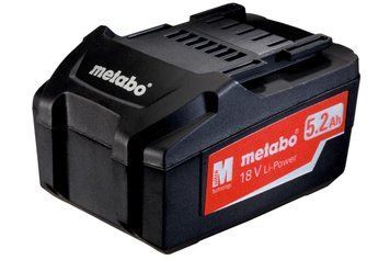 Аккумулятор Metabo Li-Ion 18 В/5.2 Ач (Безкоштовна доставка) 625592000 фото