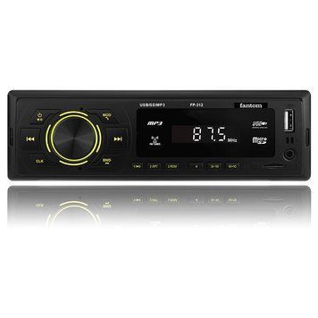 Автомагнитола FANTOM FP-312 Black/Green 56804 фото
