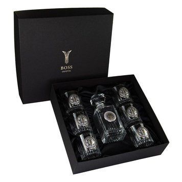 Набір для віскі BOSS CRYSTAL ПОЛІЦІЯ з графіном 6 келихів кришталь B7MVS2PGD B7MVS2PGD фото