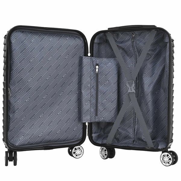 Чемодан Semi Line 20" (S) Black (T5765-1) DAS302950 фото