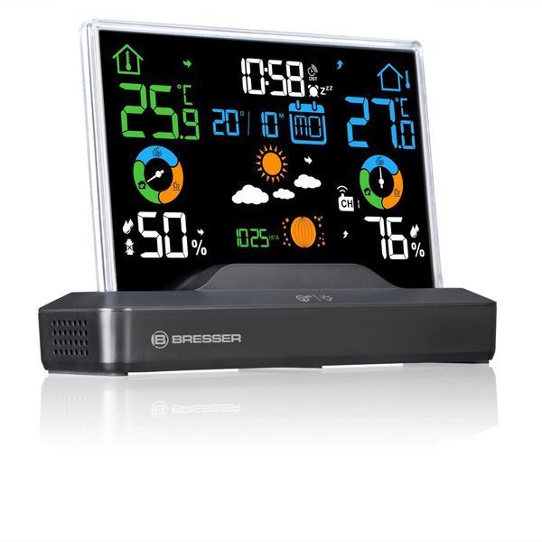 Метеостанція Bresser Colour Weather Station with Frameless Display (11341) 932391 фото