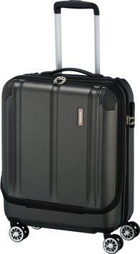 Валіза на 4 колесах Travelite CITY Anthracite S з кишенею д/ноутбука 17.3" 40 л (TL073046-04) TL073046-04 фото