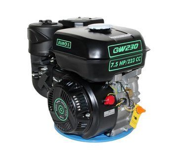 Двигатель бензиновий grunwelt 230f-т25 new евро 5 (7,5 л.с., шлици 25 мм) 20067 фото