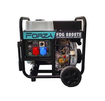 Генератор дизельний FORZA FDG8800TE 6.0/6.5 кВт 220/380В з електрозапуском DD0006274 фото