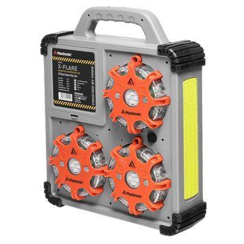 Комплект фонарей профессиональных Mactronic X-Flare (30 Lm) Red/Blue/Amber Recharg 12v/220V Magnetic (PSD0112) DAS302492 фото