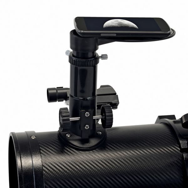 Телескоп Bresser Venus Solar 76/700 AZ Carbon з адаптером для смартфона (4541009) 921630 фото
