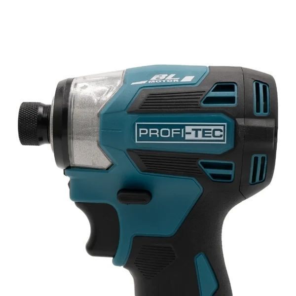 Акумуляторний імпульсний гвинтоверт PROFI-TEC PID1820BL POWERLine (набір біт, 2&times;PT2020MP (2.0 Аг), 7224 007224P фото