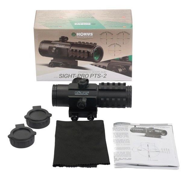 Коліматорний приціл KONUS SIGHT-PRO PTS2 3x30 (призматичний) 7203 фото