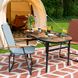 Стіл Bo-Camp Woodbine Oval 100x70 cm Black/Wood look (1404185) DAS302783 фото 8