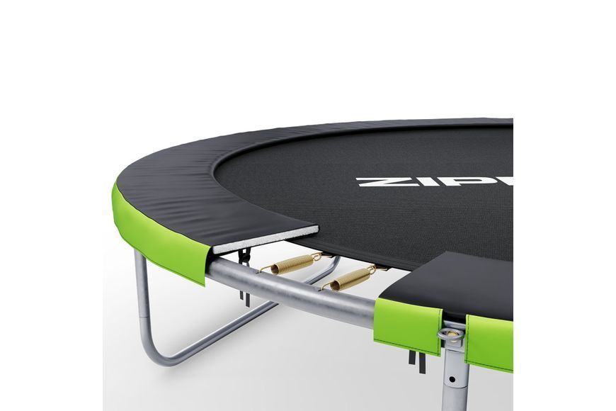 Батут Zipro Jump Pro з внутрішньою сіткою 12 футів 374 см чорно-зелений 5902659840684 5902659840684 фото