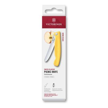 Складаний ніж для пікніка Victorinox Swiss Classic 11см хвил жовт 6.7838.FC1 6.7838.FC1 фото