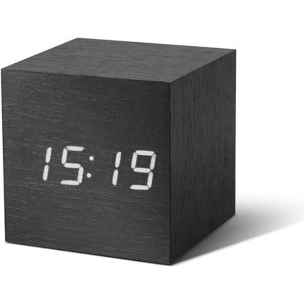 Смарт-будильник на акумуляторі Gingko WOODEN CUBE, дерево венге (GK08W10) GK08W10 фото