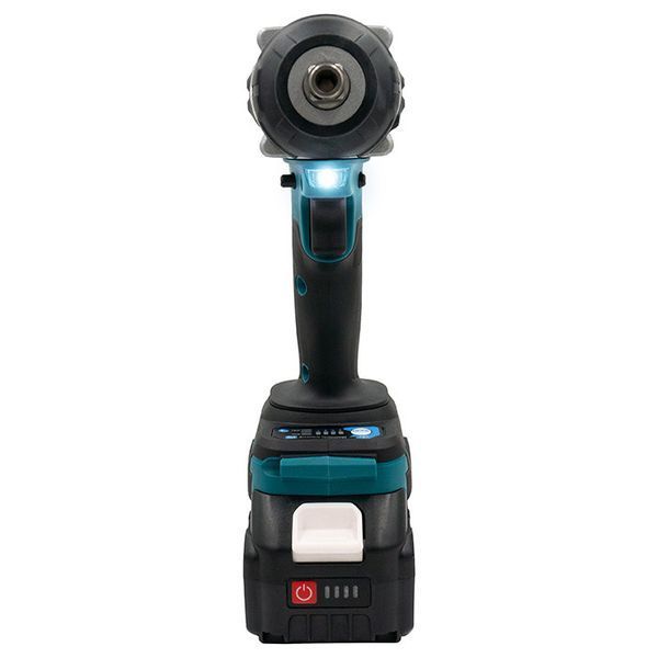Акумуляторний гайковерт PROFI-TEC DTW500BL PLUS POWERLine (набір біт і головок, 2 акб + ЗП) 005691P фото