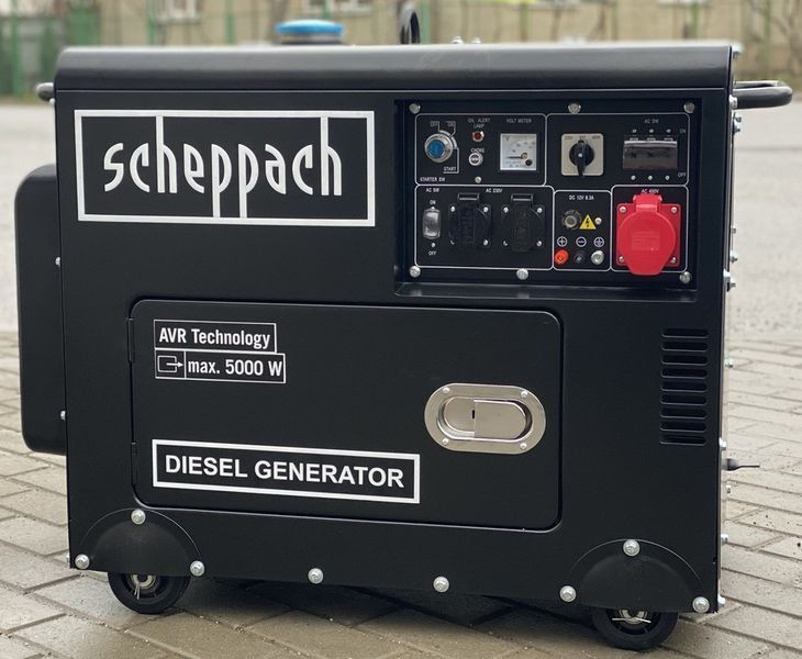 Генератор дизельний Scheppach DGS 5500 Black Edition DGS5500 фото