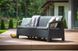 Софа садова пластикова Keter Corfu love seat max, сіра 8711245158761 фото 2