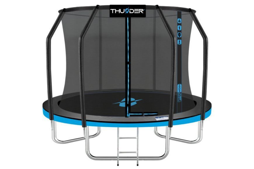 Батут THUNDER INSIDE ELITE з внутрішньою сіткою 10 футів 312 см чорно-блакитний INSIDE-ELITE-10FT-BLUE INSIDE-ELITE-10FT-BLUE фото