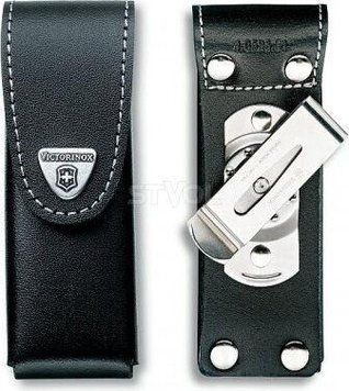 Чохол поясний Victorinox шкіряний з кліпсою (111 мм, 2-4 шари) 4.0523.31 фото