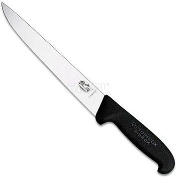 Ніж кухонний обробний Victorinox Fibrox 25 см, чорний 5.5503.25 фото