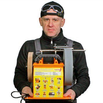 Верстат заточувальний WorkMan 8101 250мм з водяним охолодженням 41110 фото